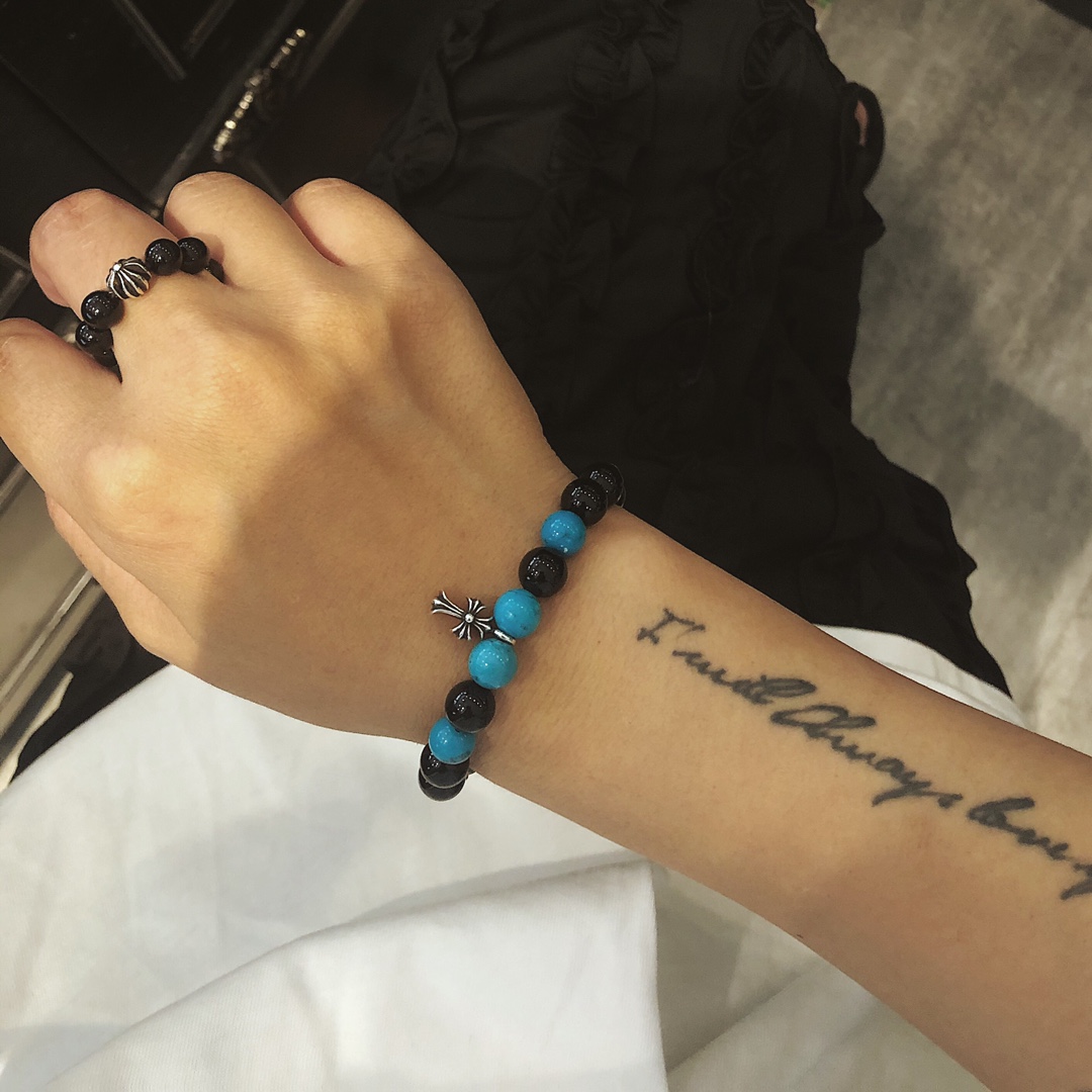Chrome Hearts 𝐂𝐡𝐫𝐨𝐦𝐞 𝐡𝐞𝐚𝐫𝐭𝐬 克罗心 手串/戒指