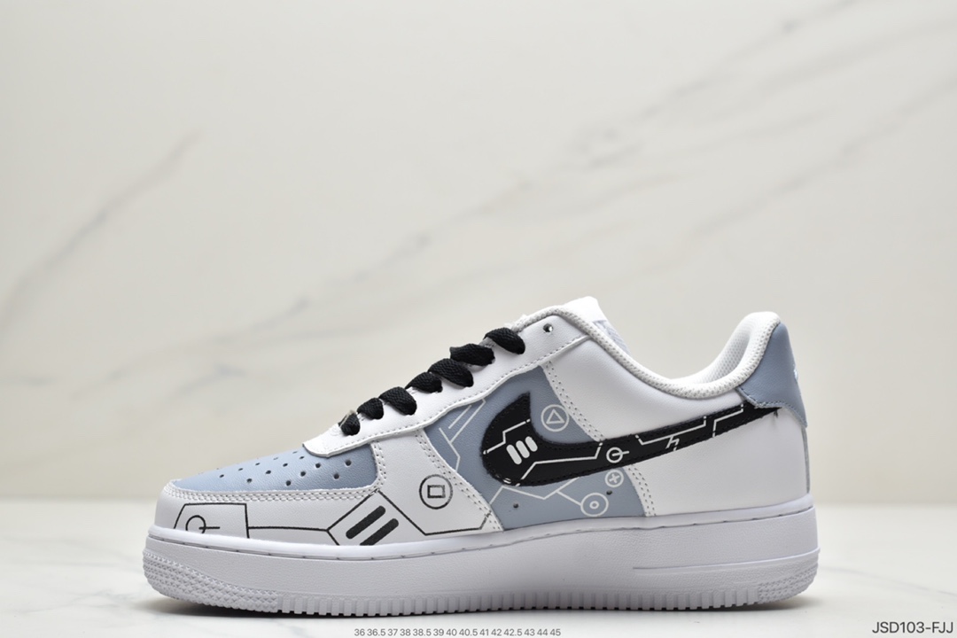 200  官方爆款定制 PS5电玩主题Nike Air Force 1 Low’07 空军一号低帮休闲板鞋 CW2288-111