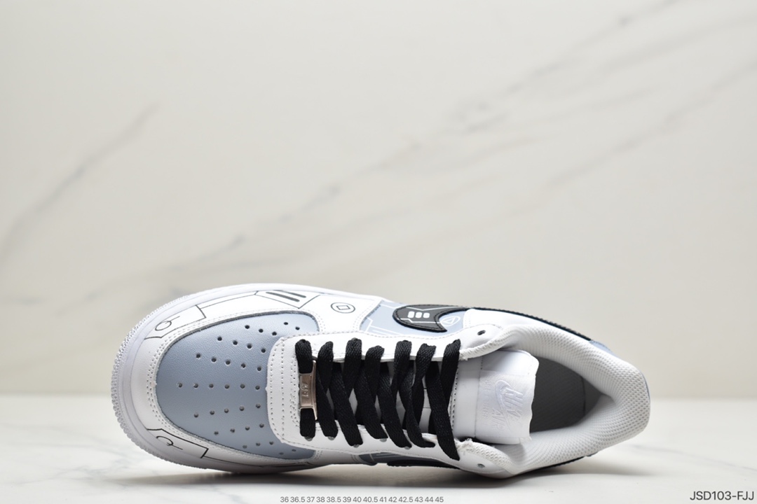 200  官方爆款定制 PS5电玩主题Nike Air Force 1 Low’07 空军一号低帮休闲板鞋 CW2288-111