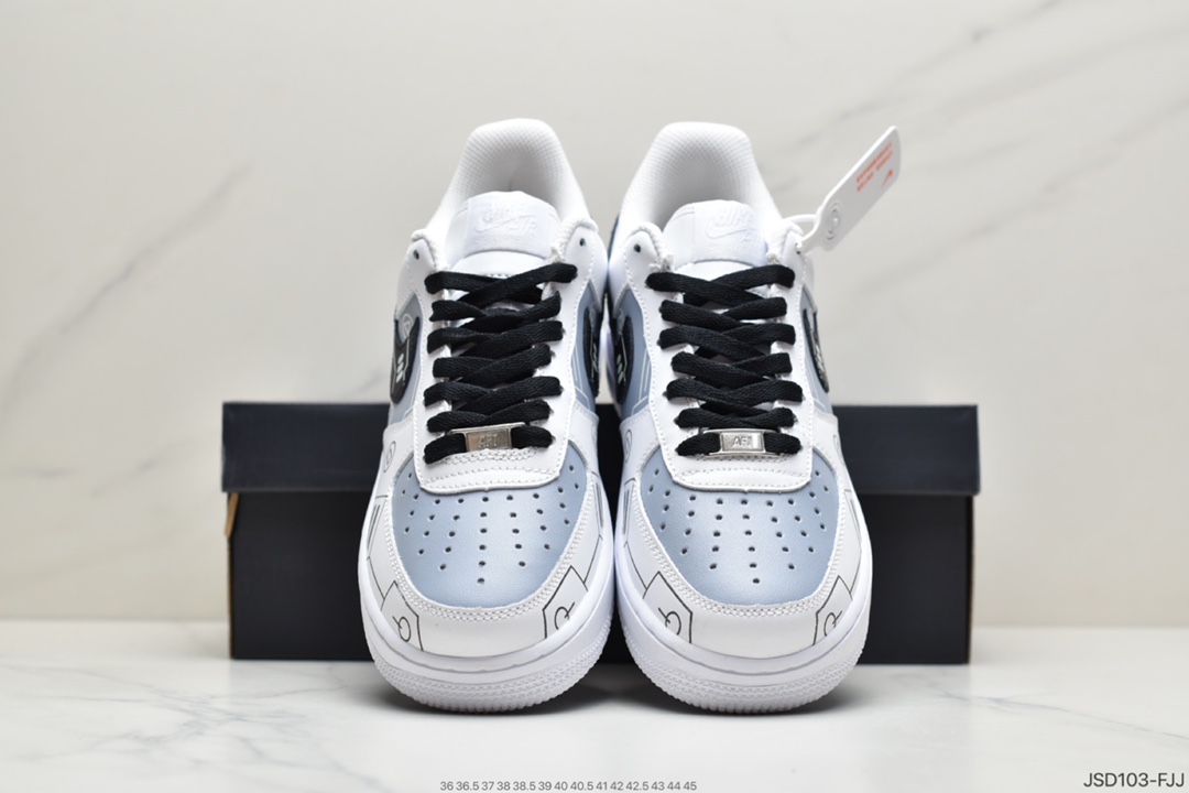 200  官方爆款定制 PS5电玩主题Nike Air Force 1 Low’07 空军一号低帮休闲板鞋 CW2288-111