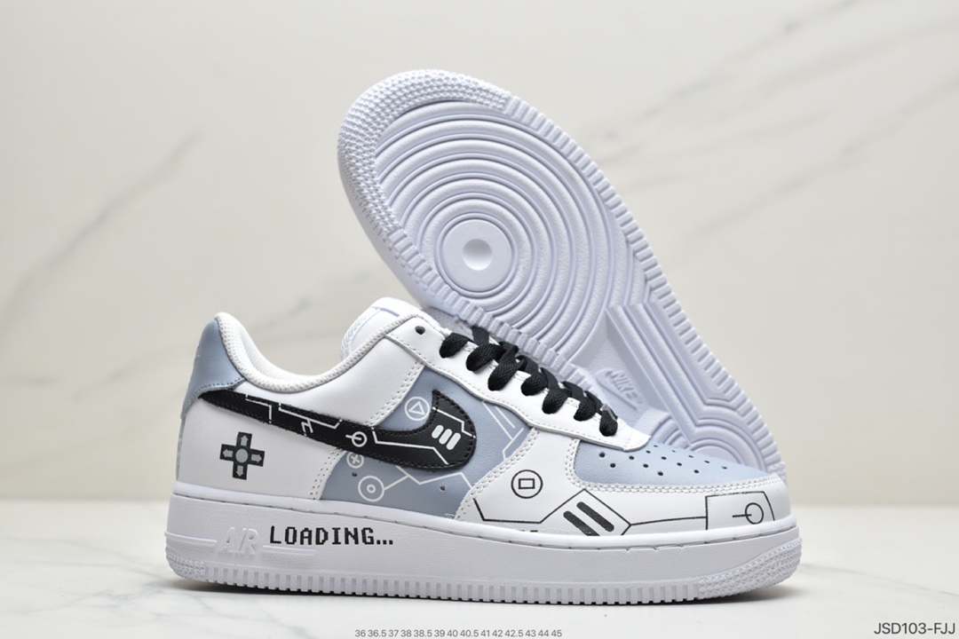 200  官方爆款定制 PS5电玩主题Nike Air Force 1 Low’07 空军一号低帮休闲板鞋 CW2288-111