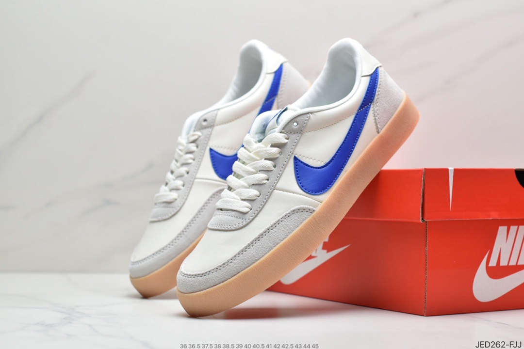 150 J.Crew x Nike 联名 Killshot II Leather 采用米白色皮革制作鞋身432997-107