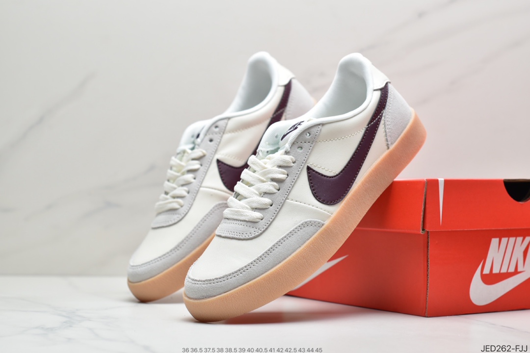 150 J.Crew x Nike 联名 Killshot II Leather 采用米白色皮革制作鞋身432997-107