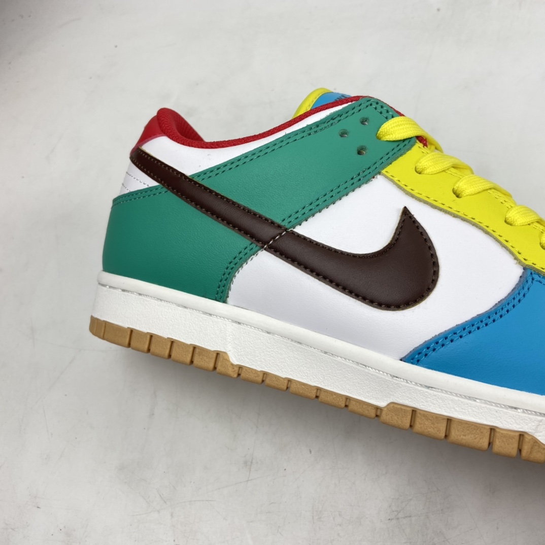 P320 Nike Dunk Low ”Free 99” 「white」多彩鸳鸯扣篮系列低帮休闲运动滑板鞋 DH0952-100