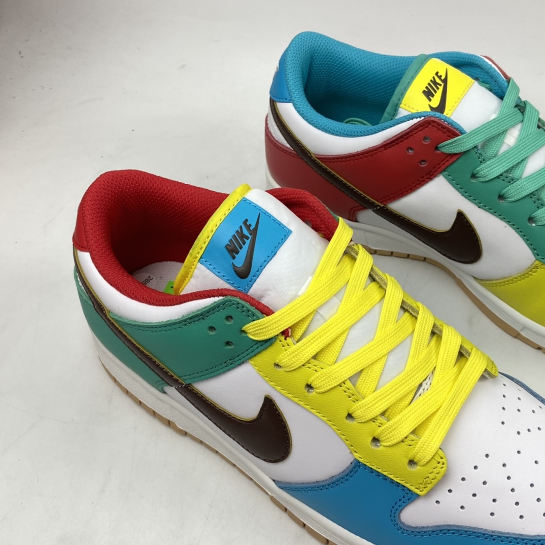 P320 Nike Dunk Low ”Free 99” 「white」多彩鸳鸯扣篮系列低帮休闲运动滑板鞋 DH0952-100
