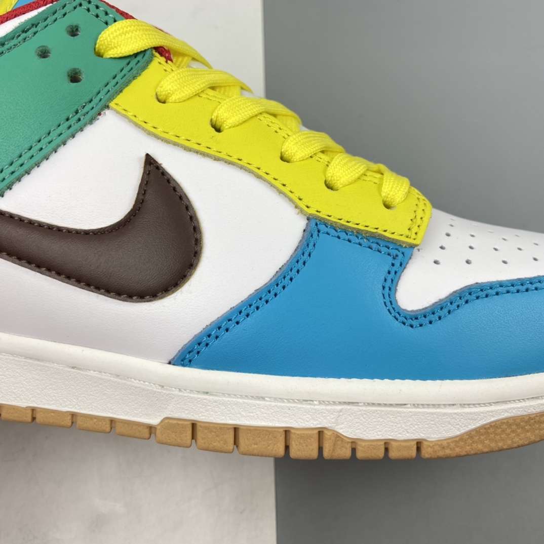 P320 Nike Dunk Low ”Free 99” 「white」多彩鸳鸯扣篮系列低帮休闲运动滑板鞋 DH0952-100