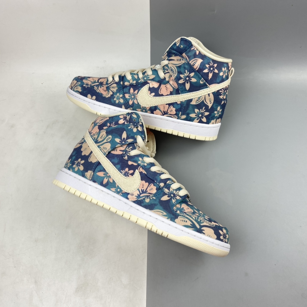 P400 Nike SB Dunk High 夏威夷 扣篮系列高帮休闲运动滑板鞋 可撕 CZ2232-300