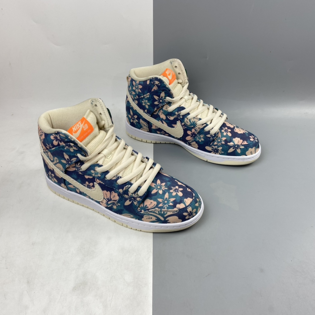 P400 Nike SB Dunk High 夏威夷 扣篮系列高帮休闲运动滑板鞋 可撕 CZ2232-300