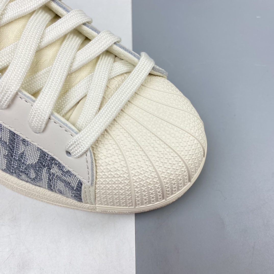 P180 Eason x Adidas Originals Superstar 迪奥 贝壳头经典百搭休闲运动板鞋 166921