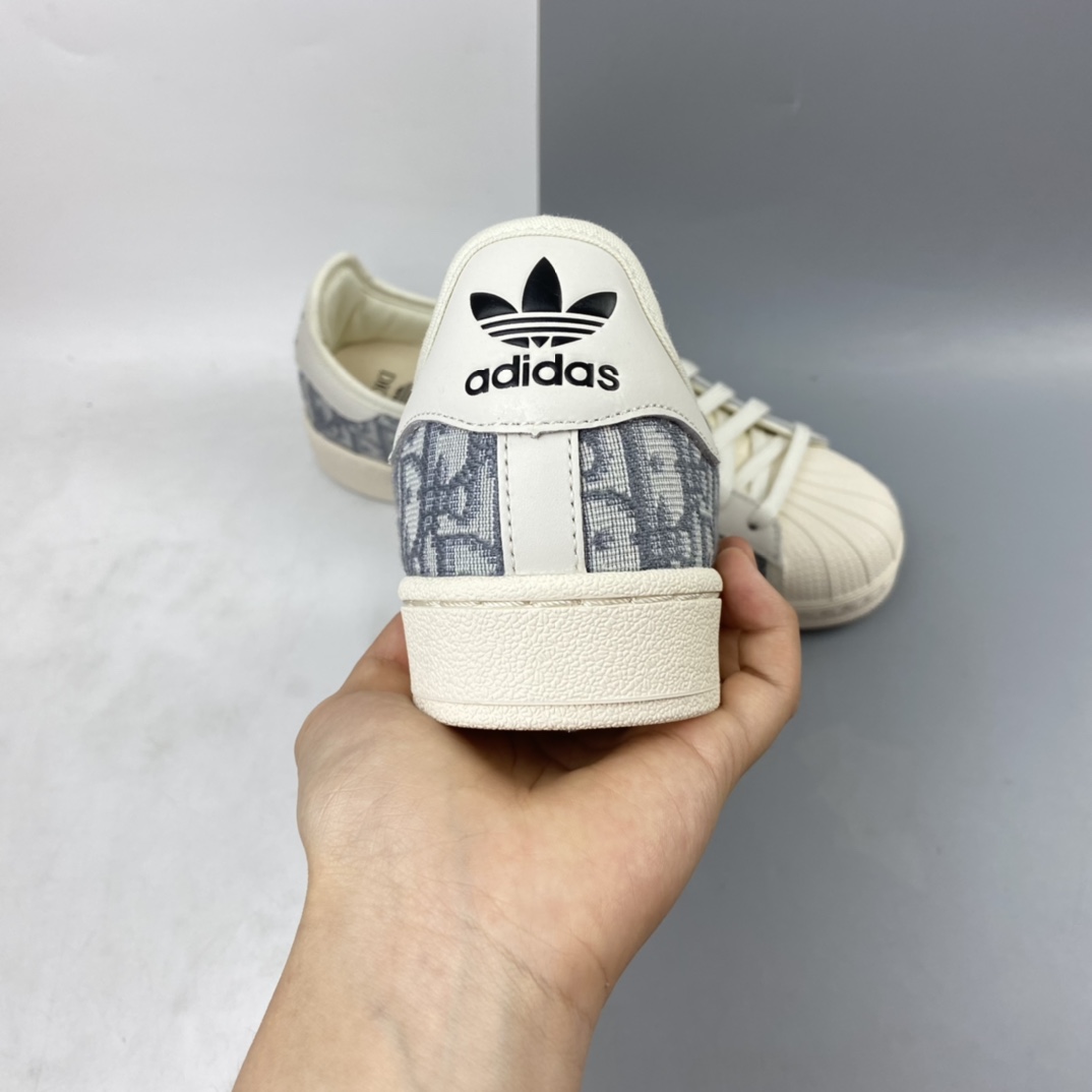 P180 Eason x Adidas Originals Superstar 迪奥 贝壳头经典百搭休闲运动板鞋 166921