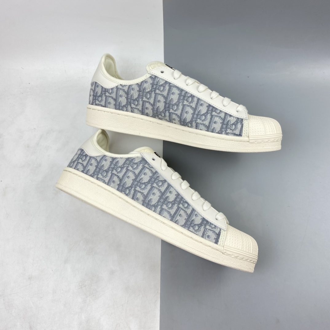 P180 Eason x Adidas Originals Superstar 迪奥 贝壳头经典百搭休闲运动板鞋 166921