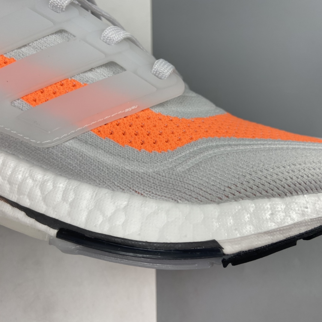 P220 AD UltraBoost 21 加厚爆米花袜套式针织鞋面休闲运动慢跑鞋 FY0375