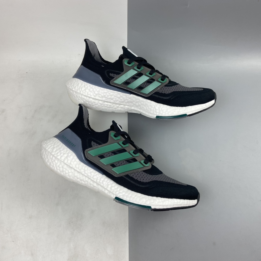 P220 AD UltraBoost 21 加厚爆米花袜套式针织鞋面休闲运动慢跑鞋 FZ1923