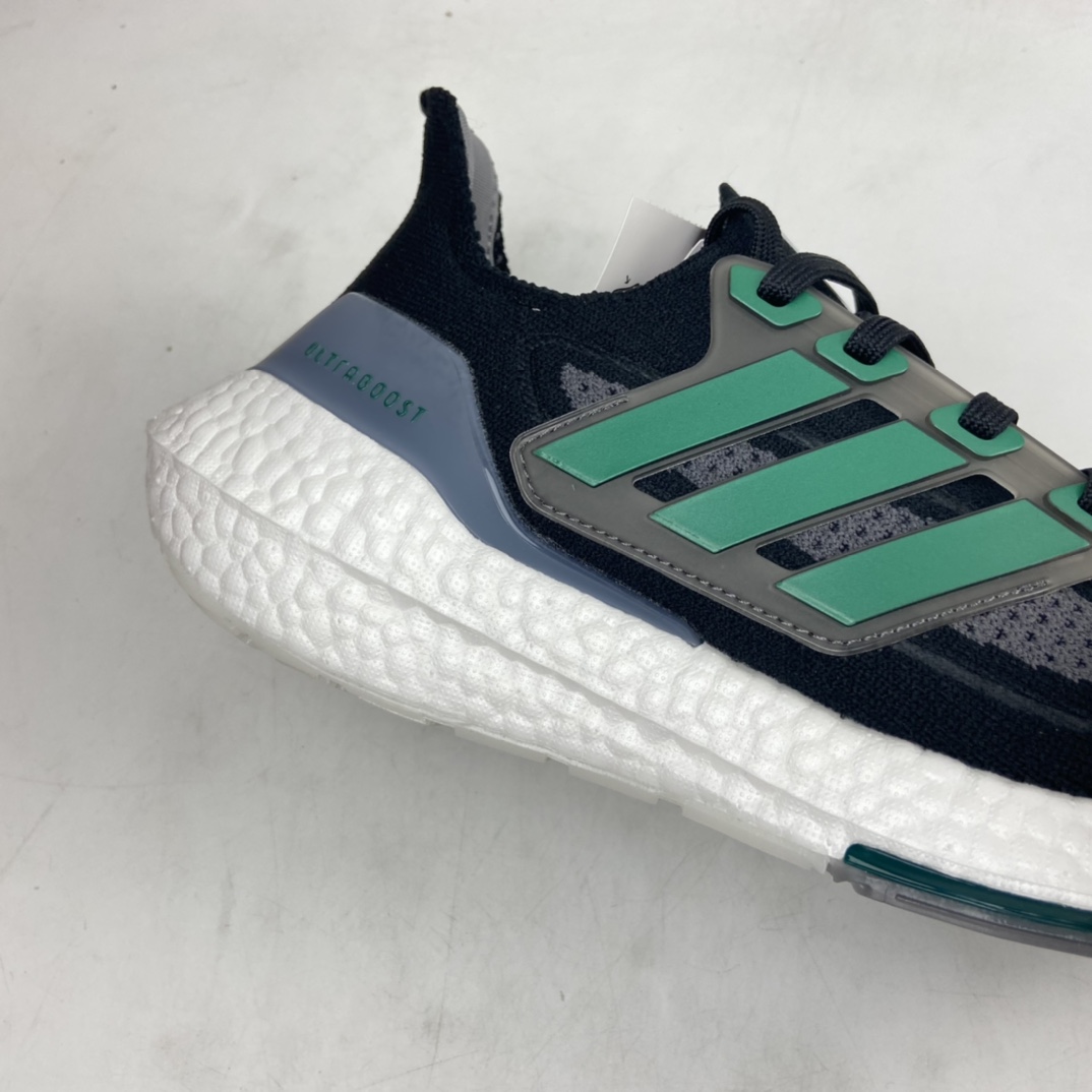 P220 AD UltraBoost 21 加厚爆米花袜套式针织鞋面休闲运动慢跑鞋 FZ1923
