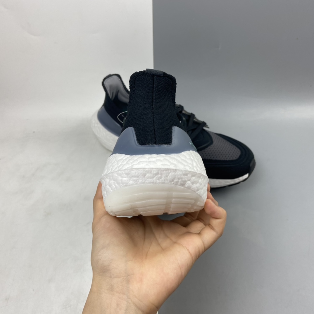 P220 AD UltraBoost 21 加厚爆米花袜套式针织鞋面休闲运动慢跑鞋 FZ1923