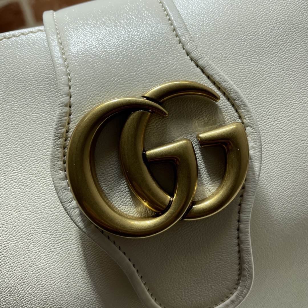 GUCCI古驰 21春夏女士双G中号托特包649577
