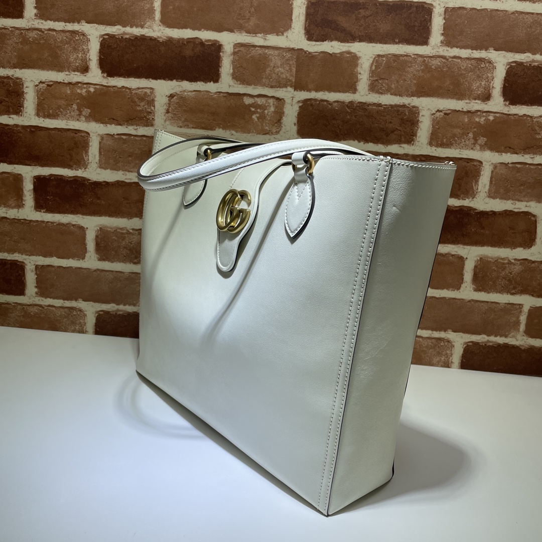 GUCCI古驰 21春夏女士双G中号托特包649577