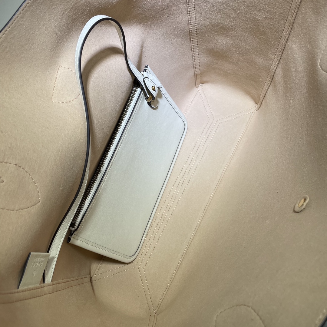 GUCCI古驰 21春夏女士双G中号托特包649577