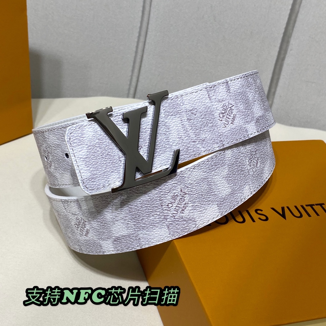 Louis Vuitton Belts Calfskin Cowhide