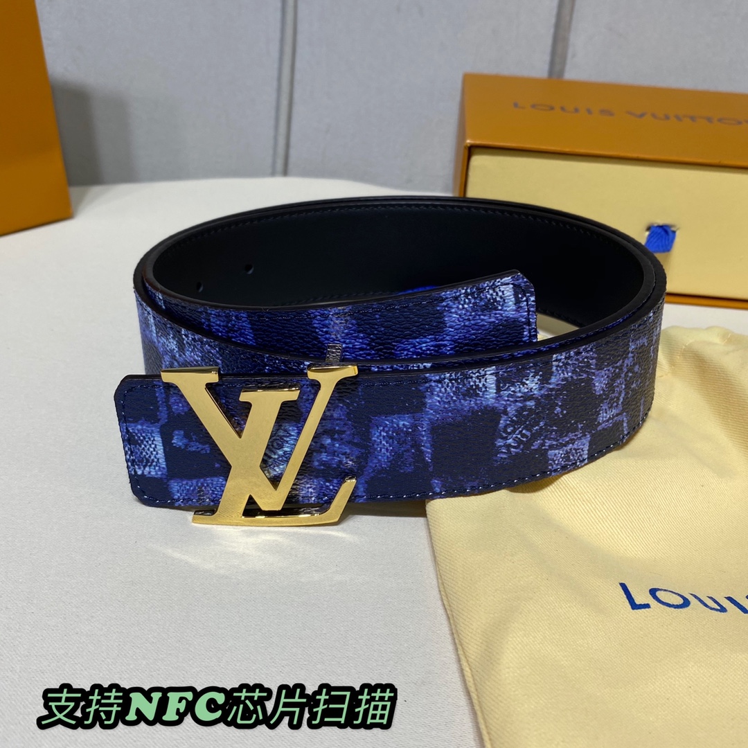 Louis Vuitton Belts Calfskin Cowhide