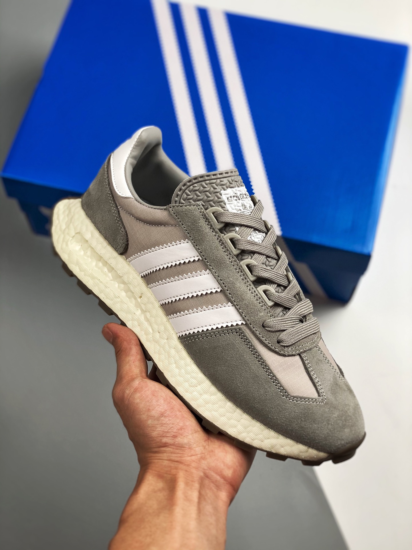 AD Racing 1 Boost Prototype Entresuela de palomitas Zapatillas deportivas retro casuales para correr Q47101 Sensación e…