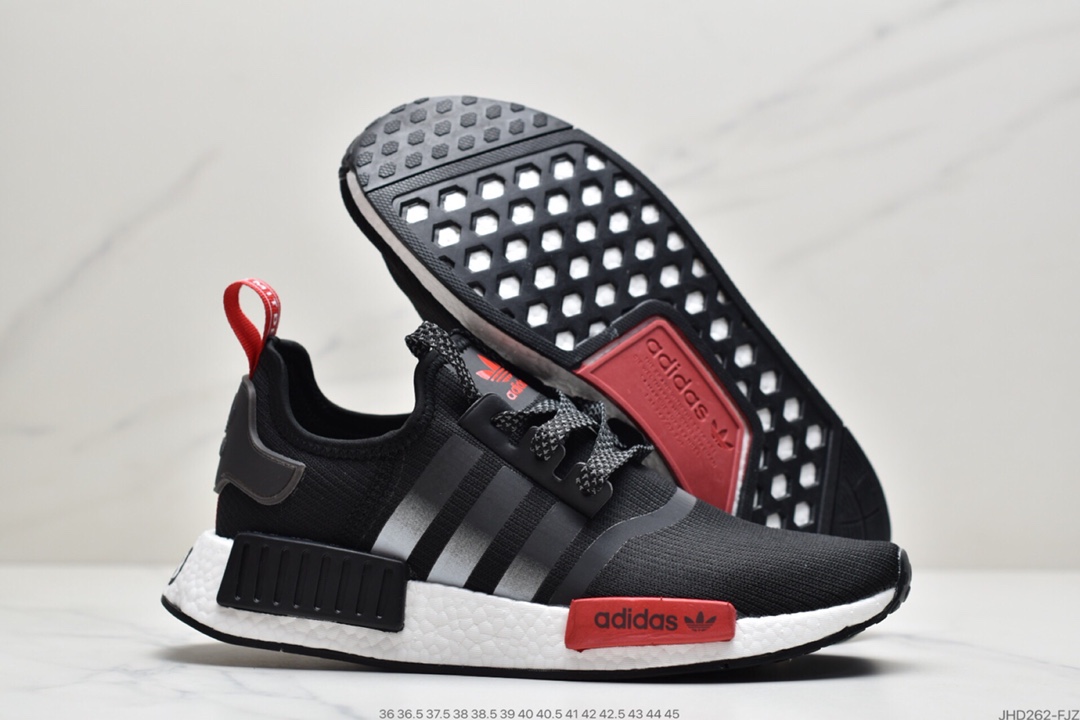 190 阿迪达斯 Adidas NMD R-1 街头风经典百搭跑步鞋 BY9952