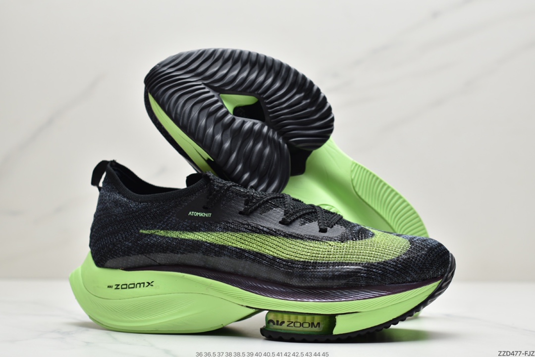 250  2020全新耐克Nike Air Zoom Alphafly NEXT％破2代马拉松气垫轻量超跑竞速运动慢跑鞋CI9925-400