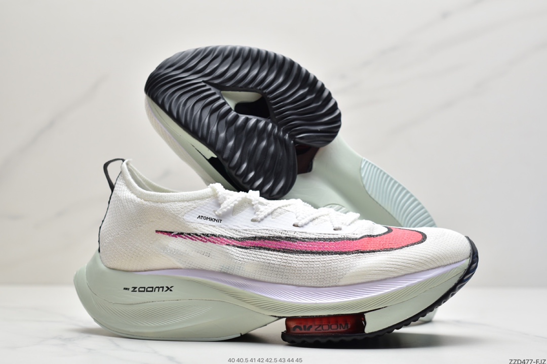250  2020全新耐克Nike Air Zoom Alphafly NEXT％破2代马拉松气垫轻量超跑竞速运动慢跑鞋CI9925-400