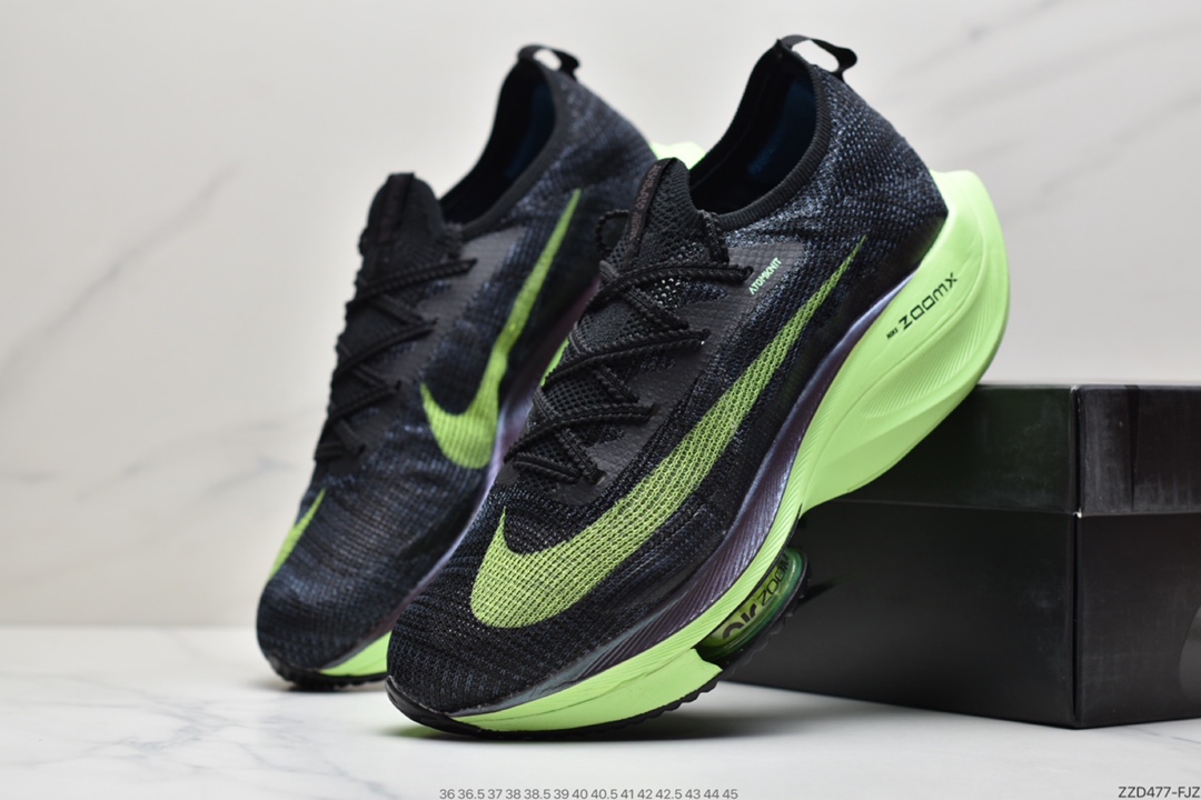 250  2020全新耐克Nike Air Zoom Alphafly NEXT％破2代马拉松气垫轻量超跑竞速运动慢跑鞋CI9925-400