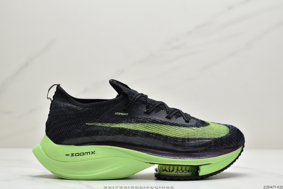 250  2020全新耐克Nike Air Zoom Alphafly NEXT％破2代马拉松气垫轻量超跑竞速运动慢跑鞋CI9925-400