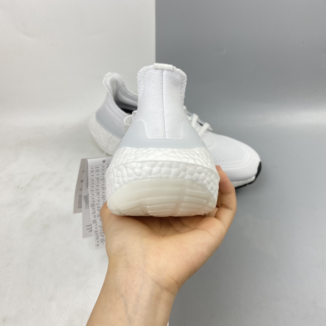 P220 AD UltraBoost 21 加厚爆米花袜套式针织鞋面休闲运动慢跑鞋FY0837
