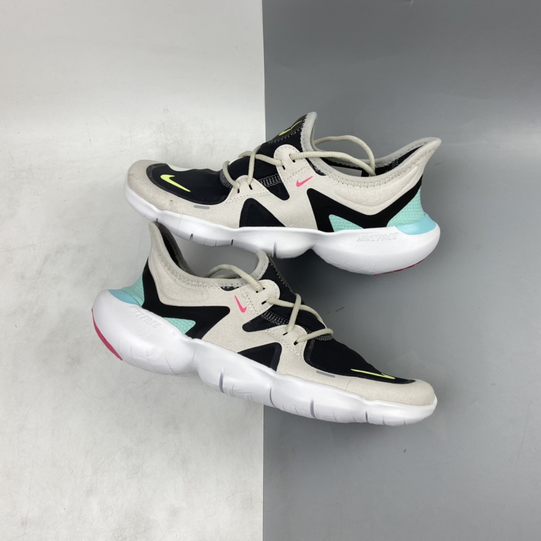 P160 Nike Free RN 5.0 耐克赤足2020新款超轻量跑鞋 AQ1316-100