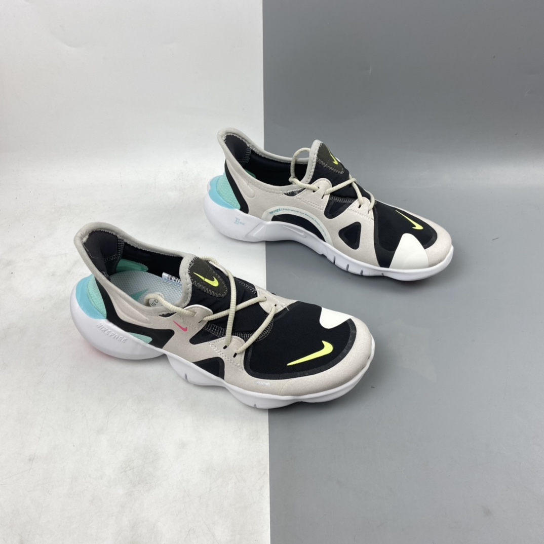 P160 Nike Free RN 5.0 耐克赤足2020新款超轻量跑鞋 AQ1316-100