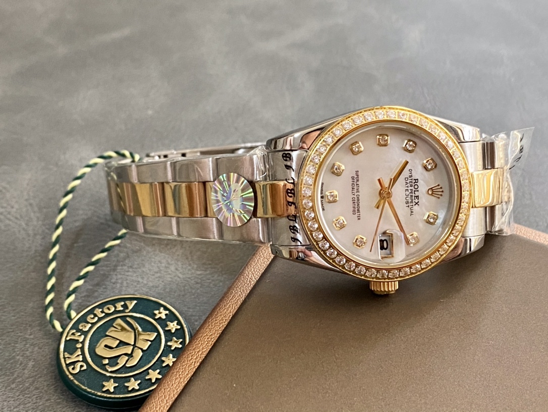SK Factory 女款 劳力士Rolex 日志型31mm 自動機械腕時計