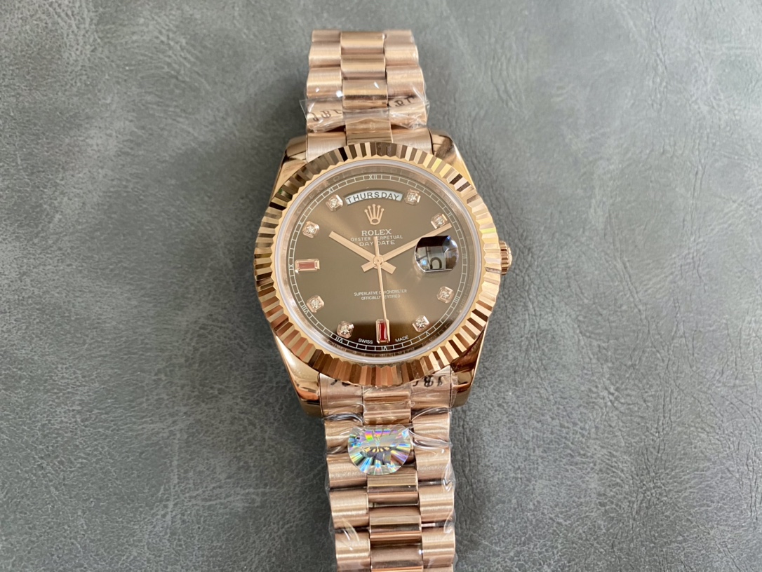 SK厂 劳力士Rolex 双历 星期日志型シリーズ 40mm - 自動機械式腕時計