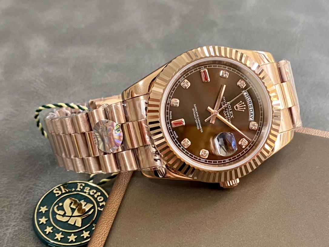 SK厂 劳力士Rolex 双历 星期日志型シリーズ 40mm - 自動機械式腕時計