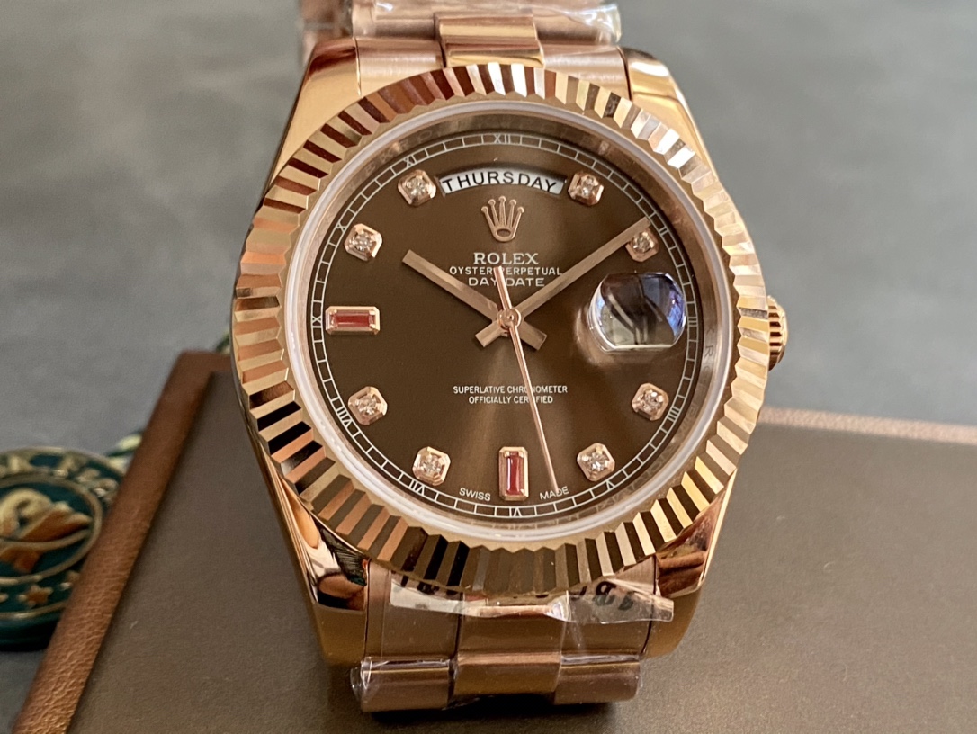 SK厂 劳力士Rolex 双历 星期日志型シリーズ 40mm - 自動機械式腕時計