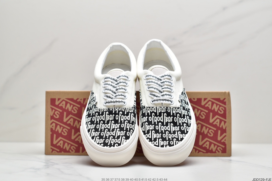 120 万斯Vans Era 95 DX  万斯解构字母拼接 黑白男女板鞋休闲鞋