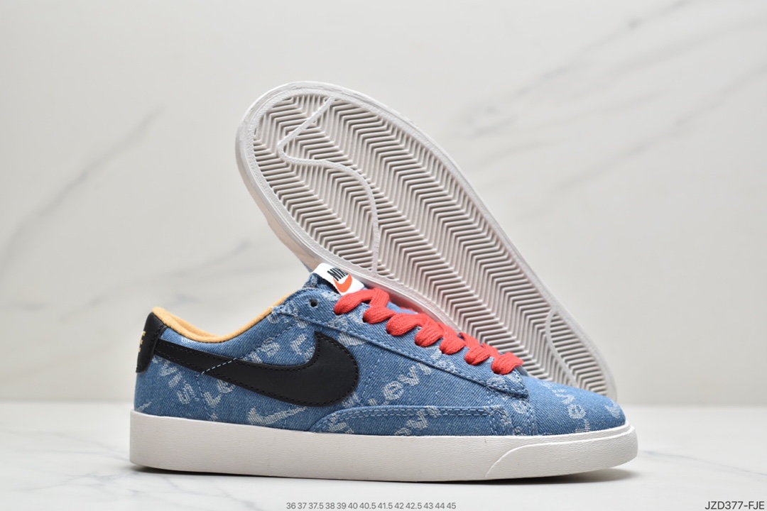 140 耐克Nike Blazer Mid x Levi’s Strauss 开拓者李维斯特牛仔  BQ4808-600