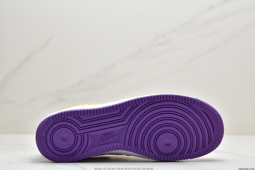 220 耐克NIKE Air Force 1 Low  紫金湖人詹姆斯配色 315122-113