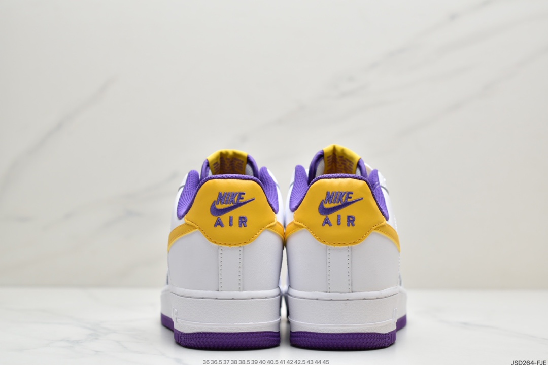 220 耐克NIKE Air Force 1 Low  紫金湖人詹姆斯配色 315122-113