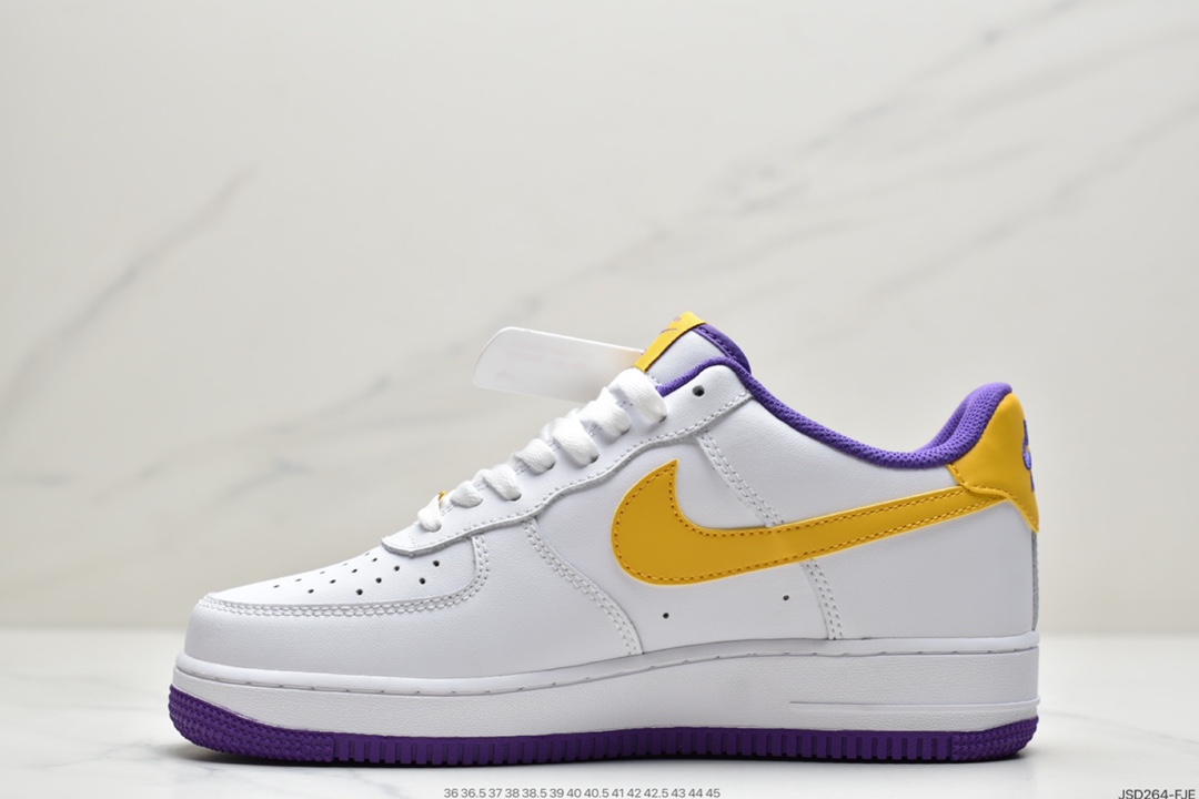 220 耐克NIKE Air Force 1 Low  紫金湖人詹姆斯配色 315122-113