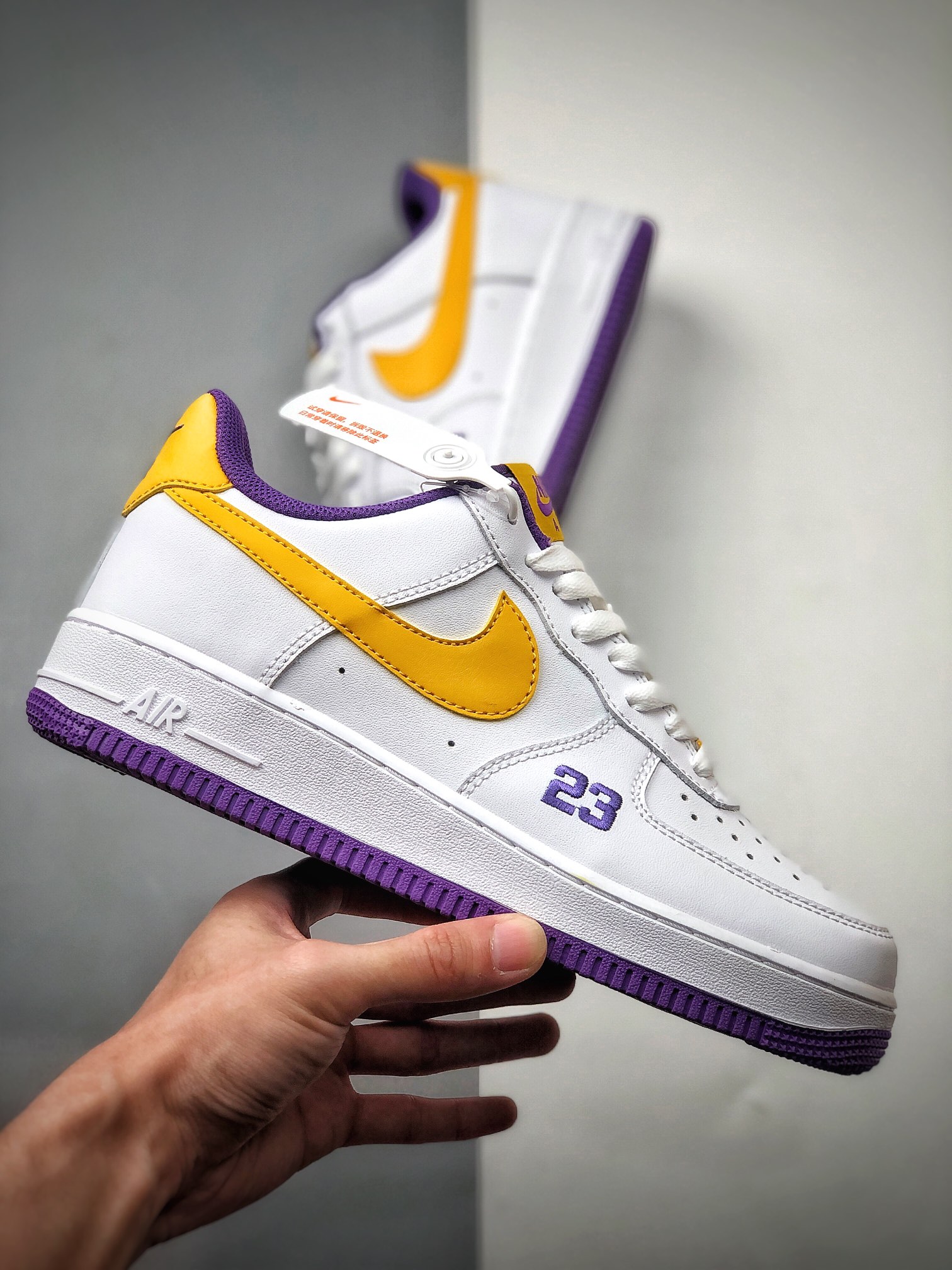 220   NIKE Air Force 1 空军一号 紫金湖人 23永远的科比 低帮运动休闲板鞋315122-113