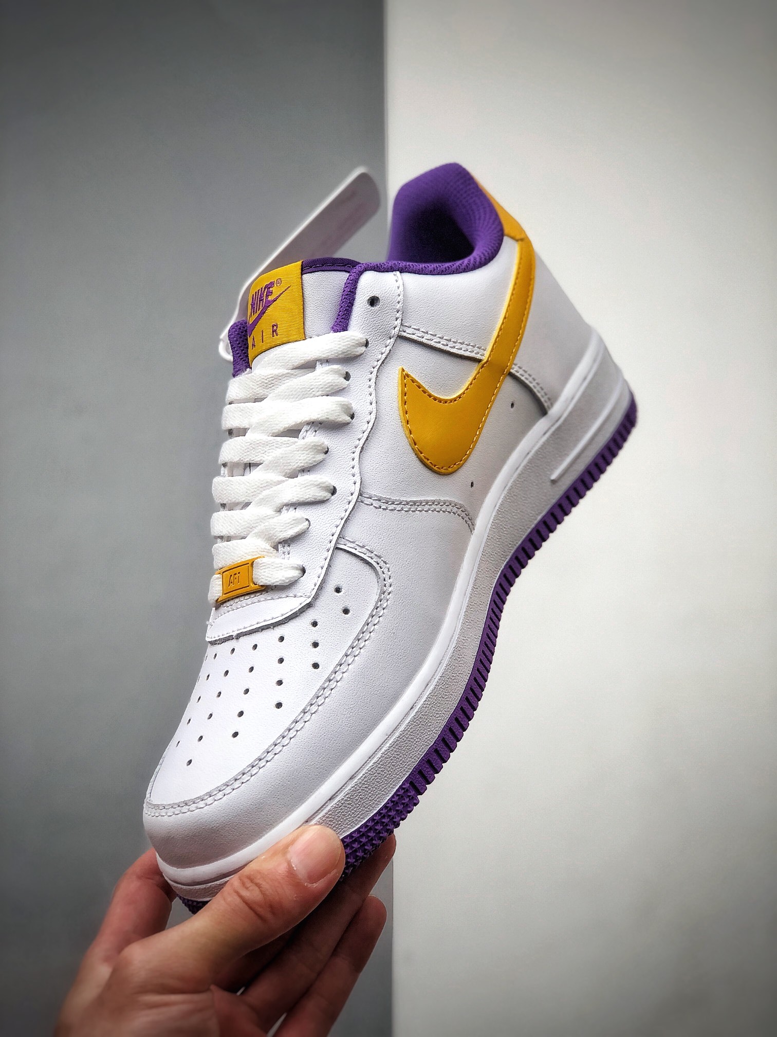 220   NIKE Air Force 1 空军一号 紫金湖人 23永远的科比 低帮运动休闲板鞋315122-113