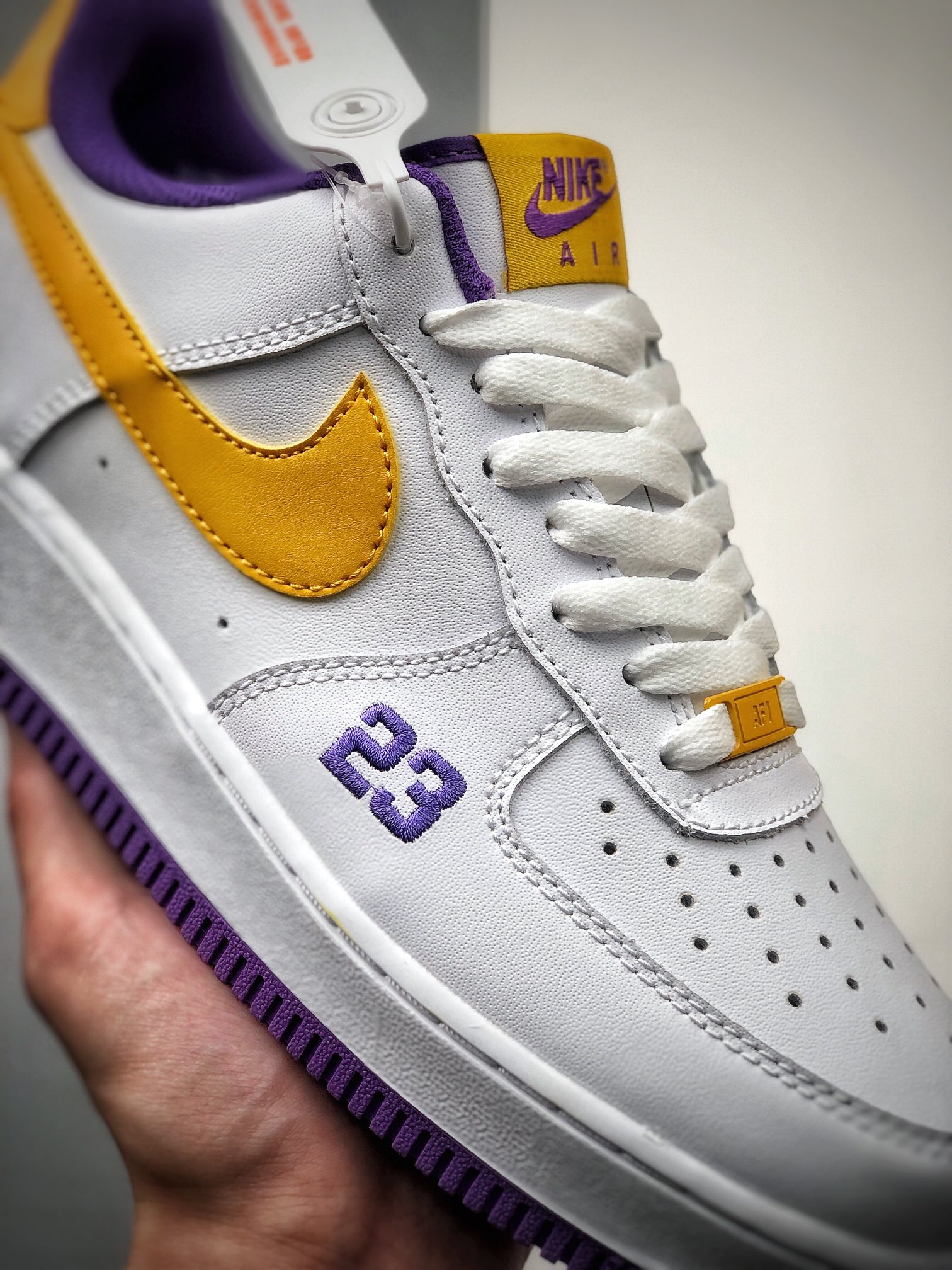 220   NIKE Air Force 1 空军一号 紫金湖人 23永远的科比 低帮运动休闲板鞋315122-113