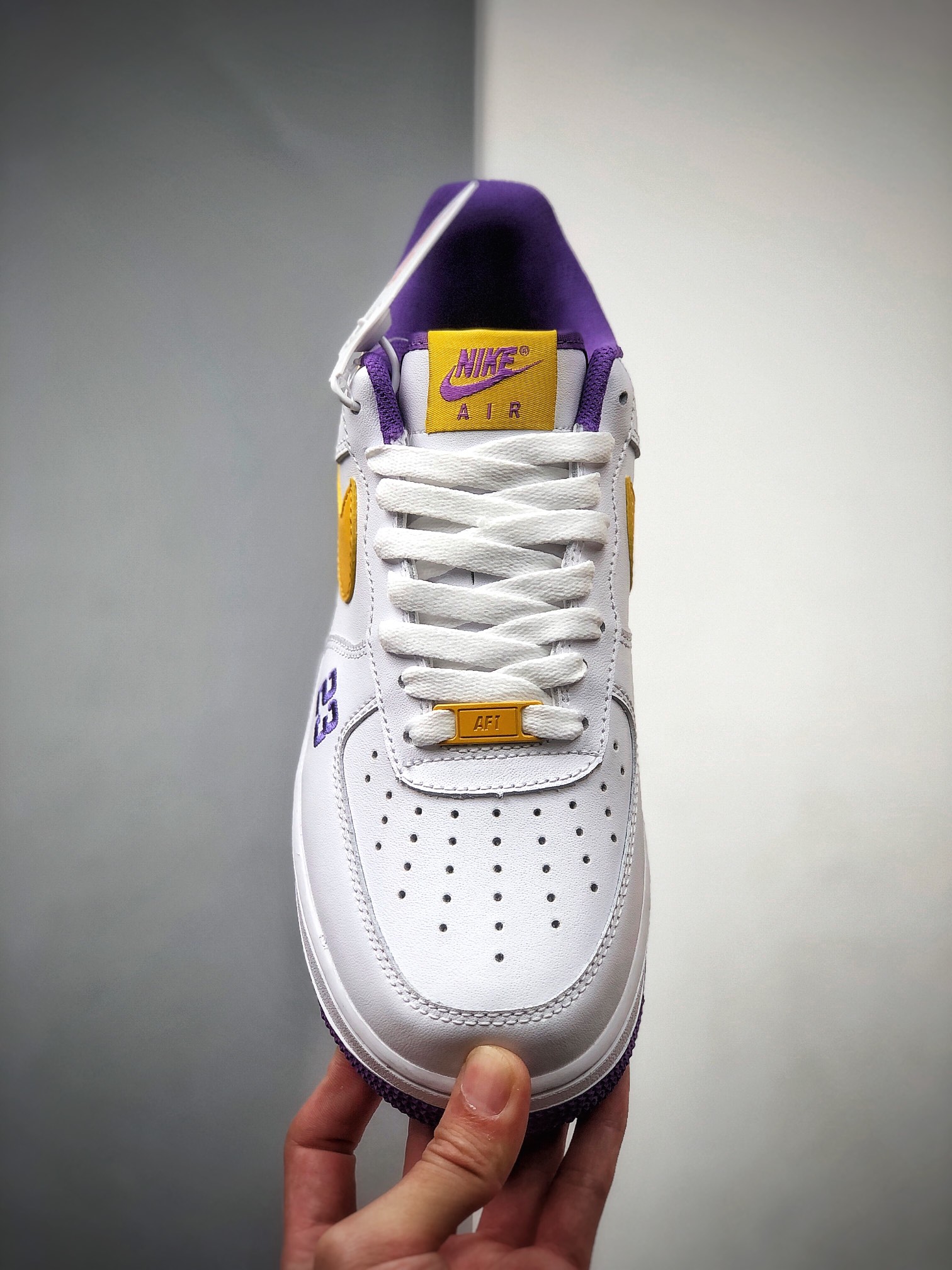 220   NIKE Air Force 1 空军一号 紫金湖人 23永远的科比 低帮运动休闲板鞋315122-113