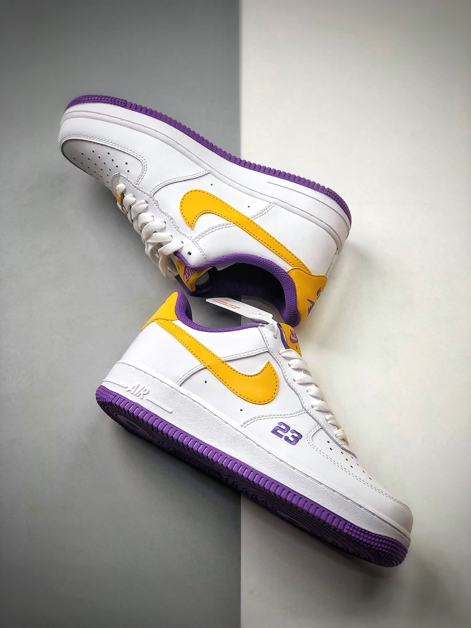 220   NIKE Air Force 1 空军一号 紫金湖人 23永远的科比 低帮运动休闲板鞋315122-113