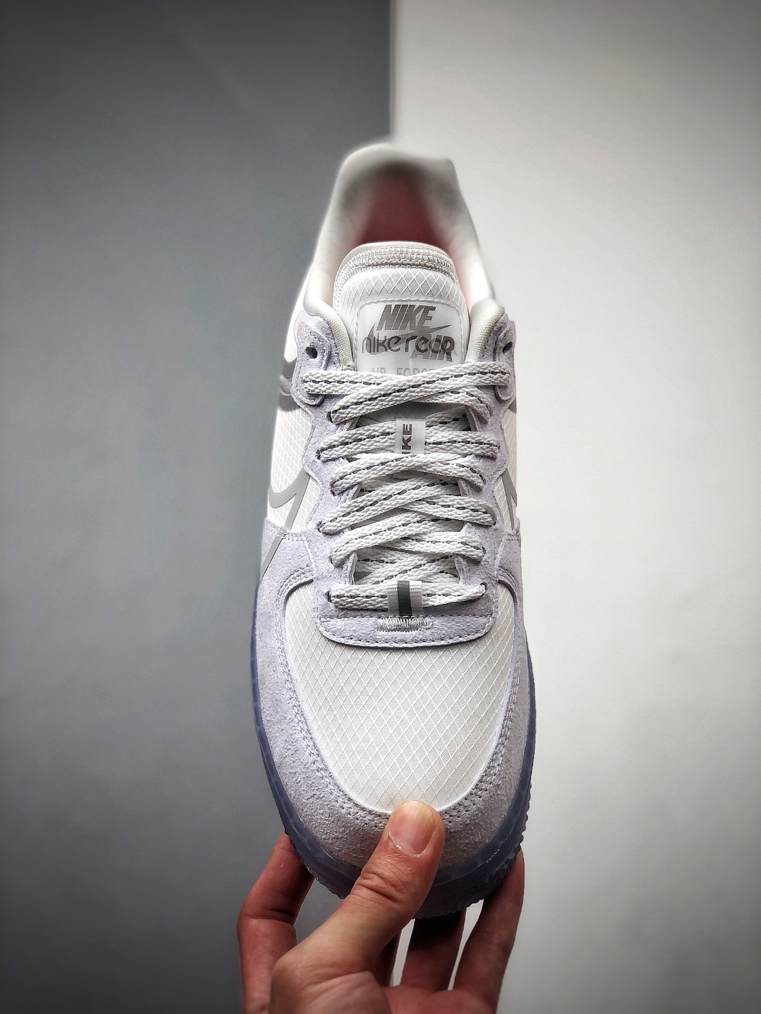 300  纯原 Air Force 1 React QS Light Bone 冰块解析冰蓝空军一号 CQ8879-100