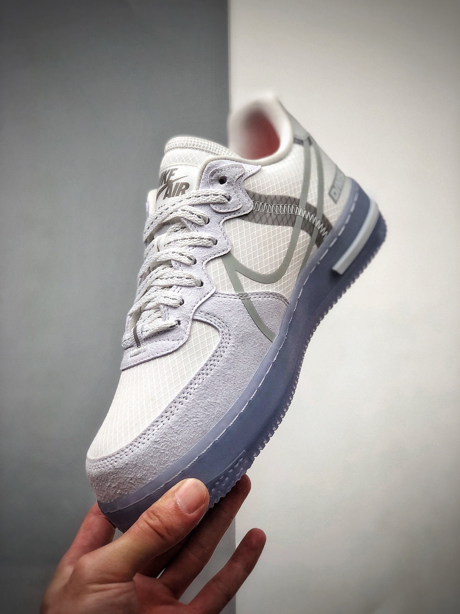 300  纯原 Air Force 1 React QS Light Bone 冰块解析冰蓝空军一号 CQ8879-100