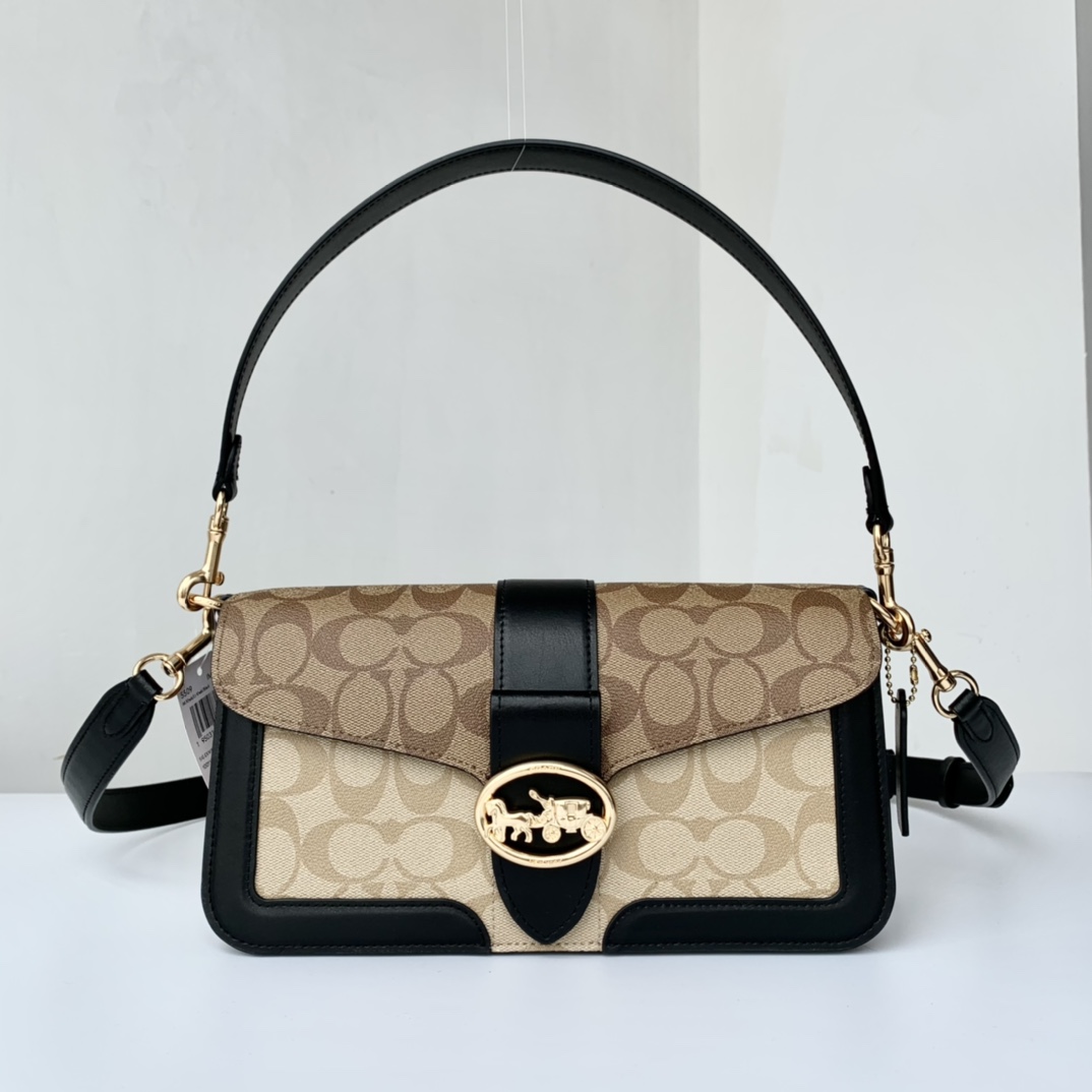 Coach ～纯 COACH蔻驰5509奥莱Georgie系列 腋下包酒神包